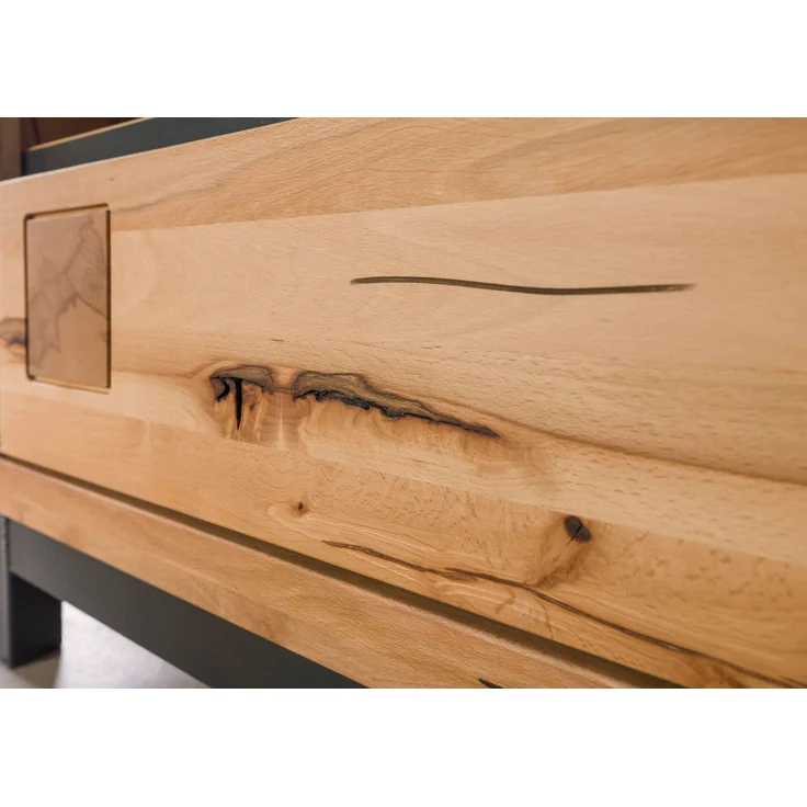 TV-Board Kernbuche 170 x 40 x 56 natur geölt VILLANDERS #114 – Bild 7
