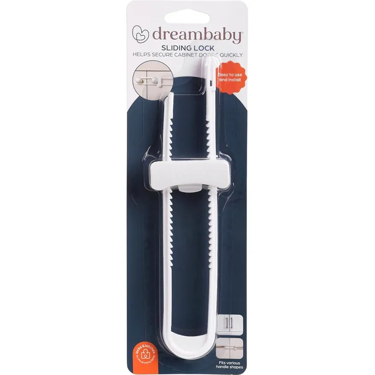 Dreambaby PCR103P schrank schiebe sperre, weiß