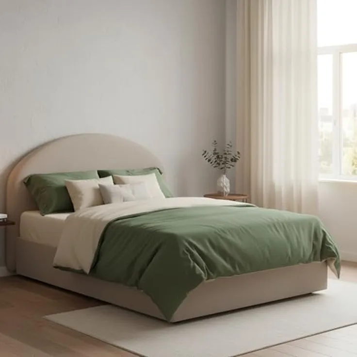 Talamo Italia - Consolata Doppelbett, Bettkasten mit Kunstlederbezug, 100 % Made in Italy, Öffnung vorne, inklusive Matratze 160x190 cm, Taupe