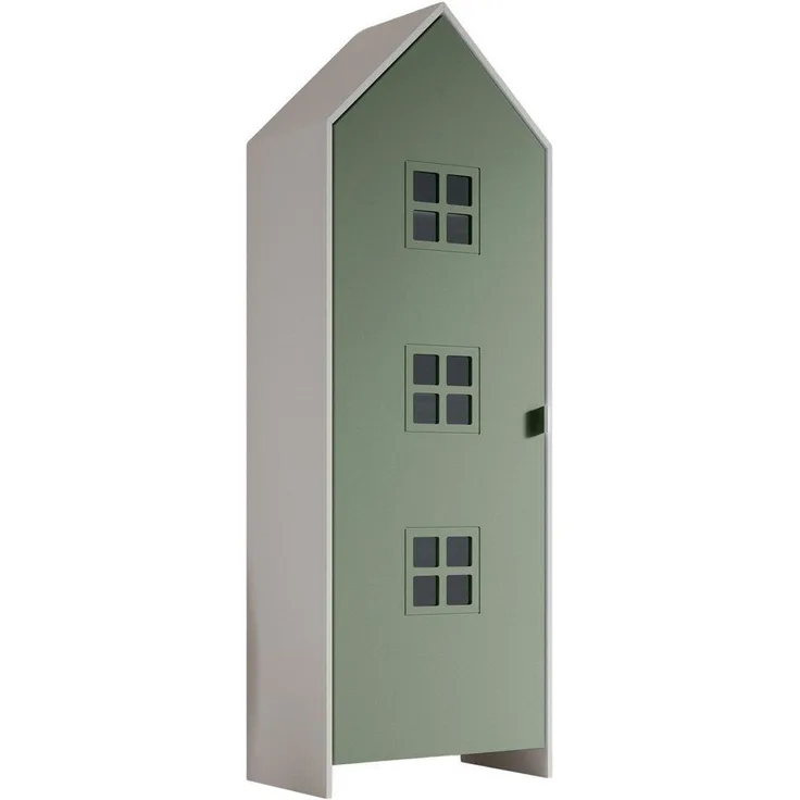 Schrank Casami Bruges 37 x 57,6 x 171,3 cm MDF Grün