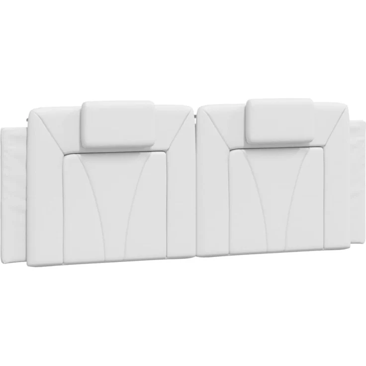 vidaXL Kopfteil-Kissen Weiß 120 cm Kunstleder – Bild 7