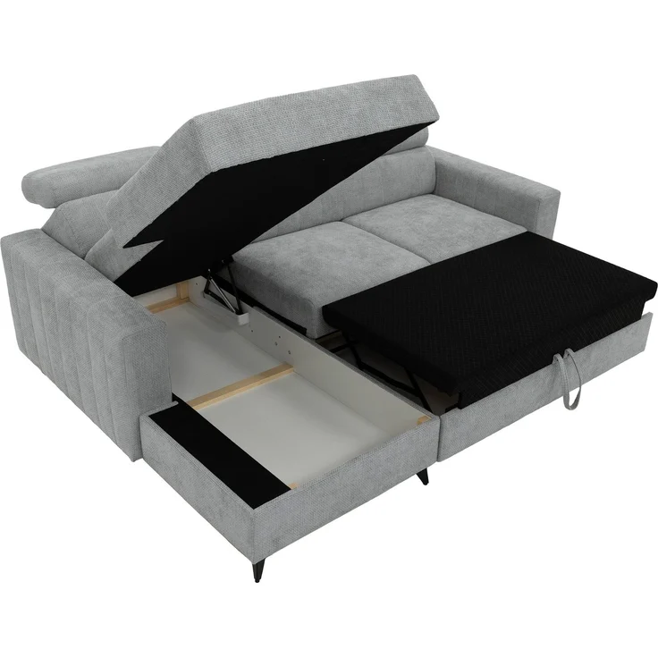 Ecksofa Kiarge (Farbe: Flow 09, Seite: Links LC+2R) – Bild 4