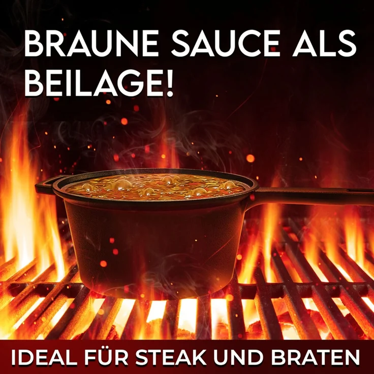 Gusseisen Set 10-teilig in Holzbox – Dutch Oven 4,5 l, Pfanne Ø 26 cm, Grillplatte, Zubehör & Rezeptbuch, ideal für Grill & Outdoor – Bild 5