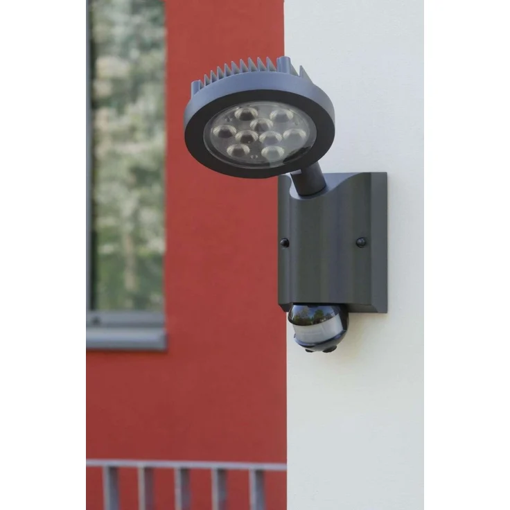 Lutec Nevada Wandlampe Aussenlampe Aussenleuchte LED 6102 S-Pir-Gr – Bild 1