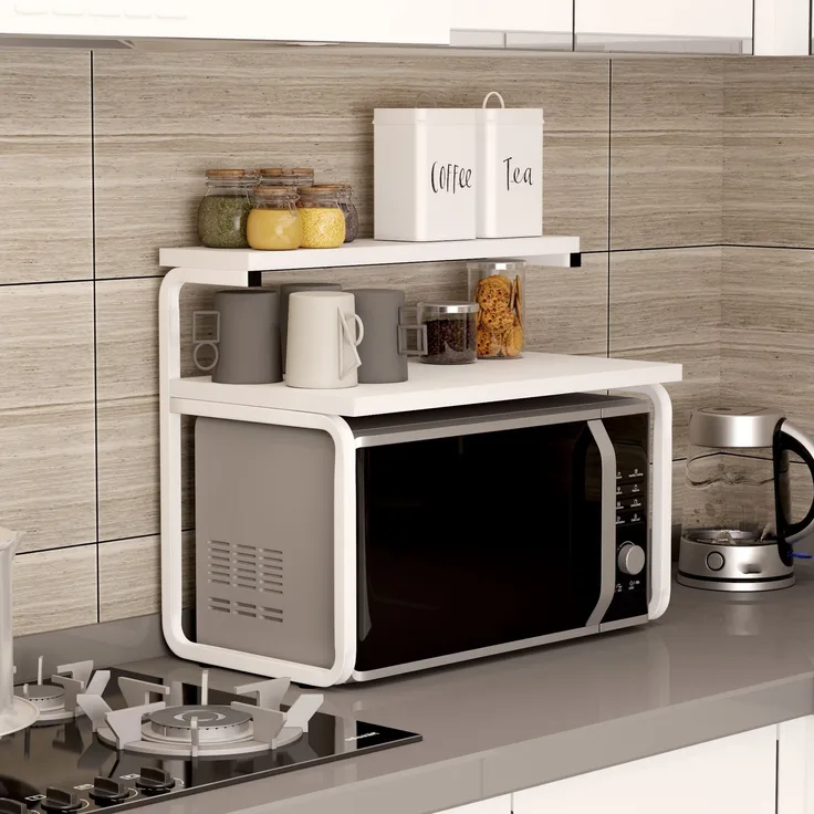 Skye Decor 'Dh Kitchen White' Küchenregal, Weiß, 56 x 47 x 30 cm