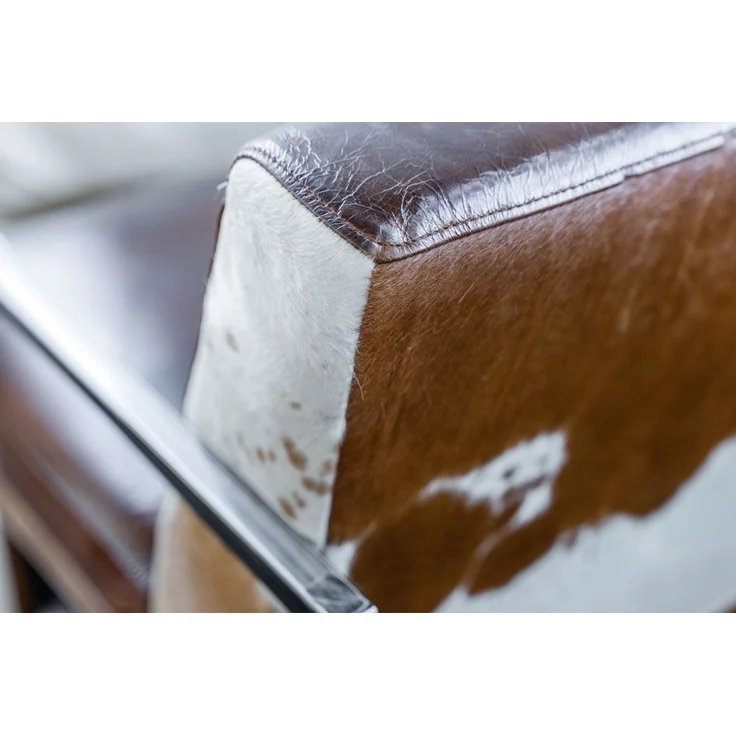 KAWOLA Sofa LIANO Vintage Leder braun 81 x 81 x 125 cm – Bild 7