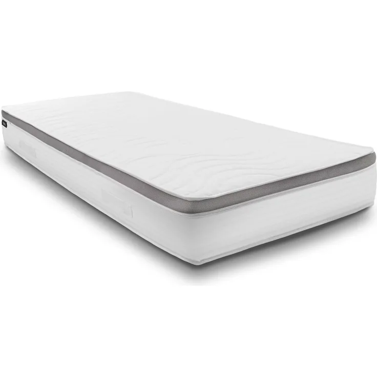 7 Zonen ergonomische Taschenfederkernmatratze Sleezzz Diamond T1000 90 x 200 cm, Höhe 23 cm, Härtegrad H2/H3, 1000 Federn/2m²
