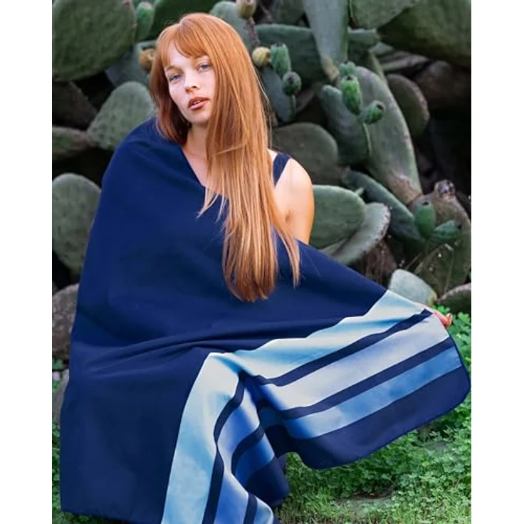 Fit-Flip Strandtuch XXL Mikrofaser, leicht und schnelltrocknend, sandfrei und schmutzabweisend, 90x200cm – Bild 3