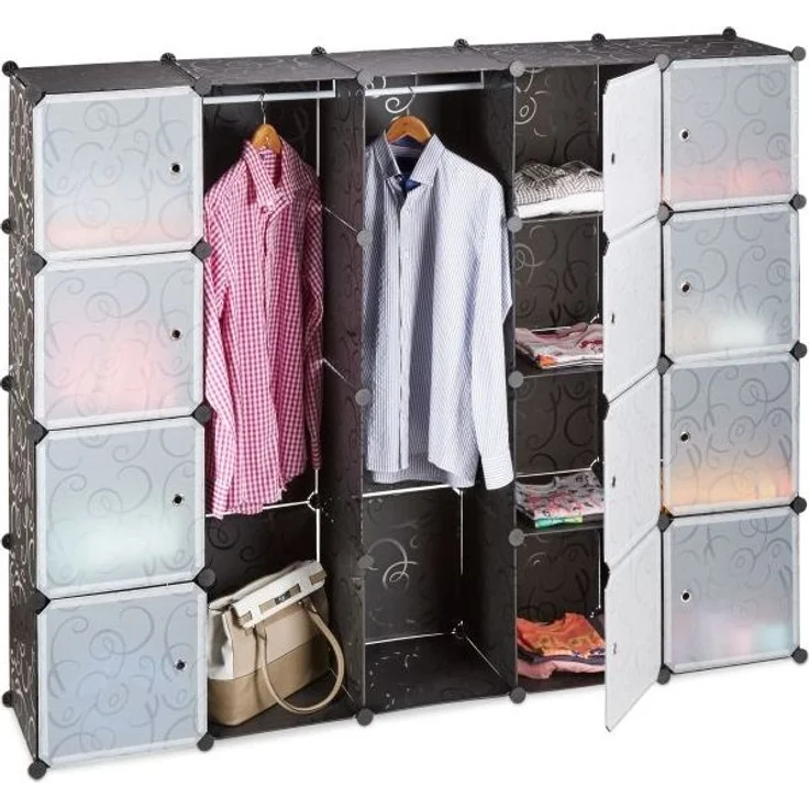 Kleiderschrank Stecksystem 14 Fächer 10021971_46 – Bild 3