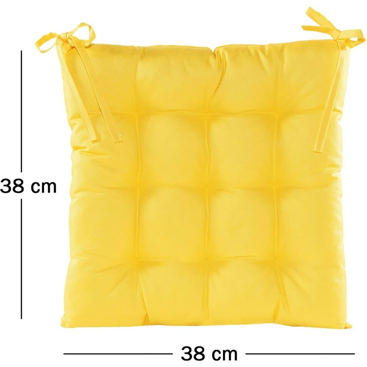 JACK Stuhlkissen JACK Outdoor 38x38cm Sitzkissen Lounge Kissen Sitzkissen Wasserfest, mit Lotus Effekt, robust, strapazierfähig, für Innen & Außen – Bild 2