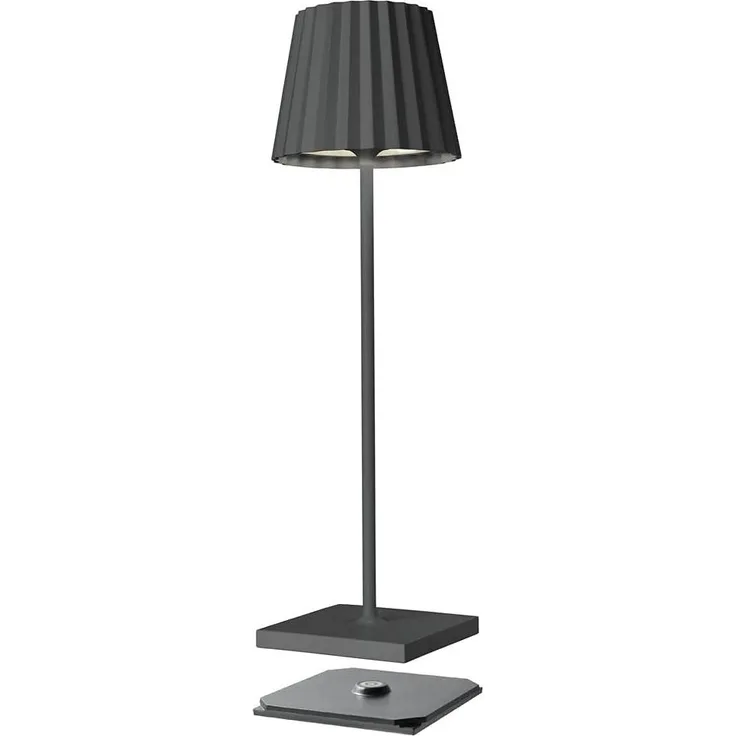 Sompex 'Troll' LED-Tischleuchte inkl. Ladestation, Anthrazit
