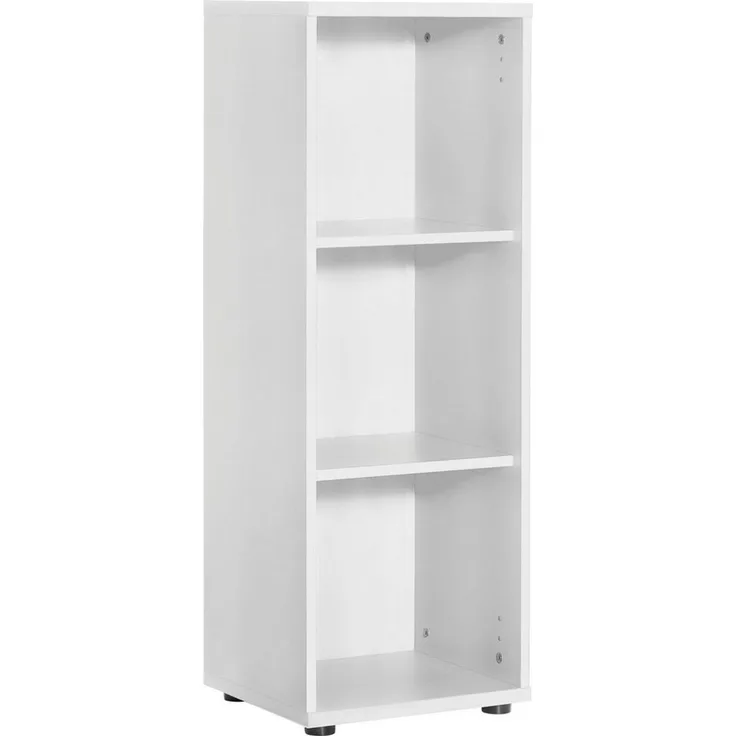 MÖBELPARTNER Regal Standregal Büroregal Aktenregal Weiß 110,9 x 39,3 x 43,5 cm