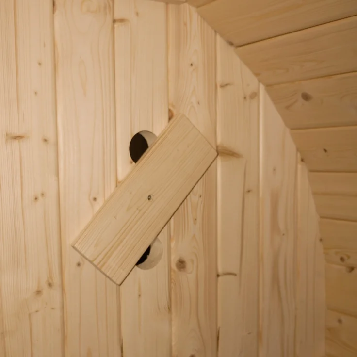 HOME DELUXE Outdoor Sauna CUBE L - 194 x 180 cm für 4 Personen – Bild 9