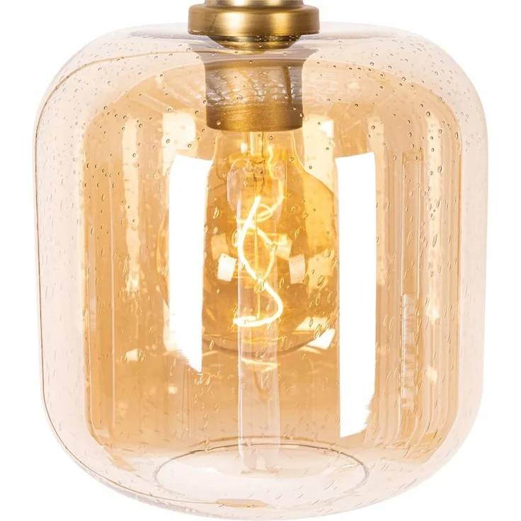 Qazqa Stehlampe Zuzanna, ohne Leuchtmittel, E27, Orange, Design, Glas, 1-flammig – Bild 3