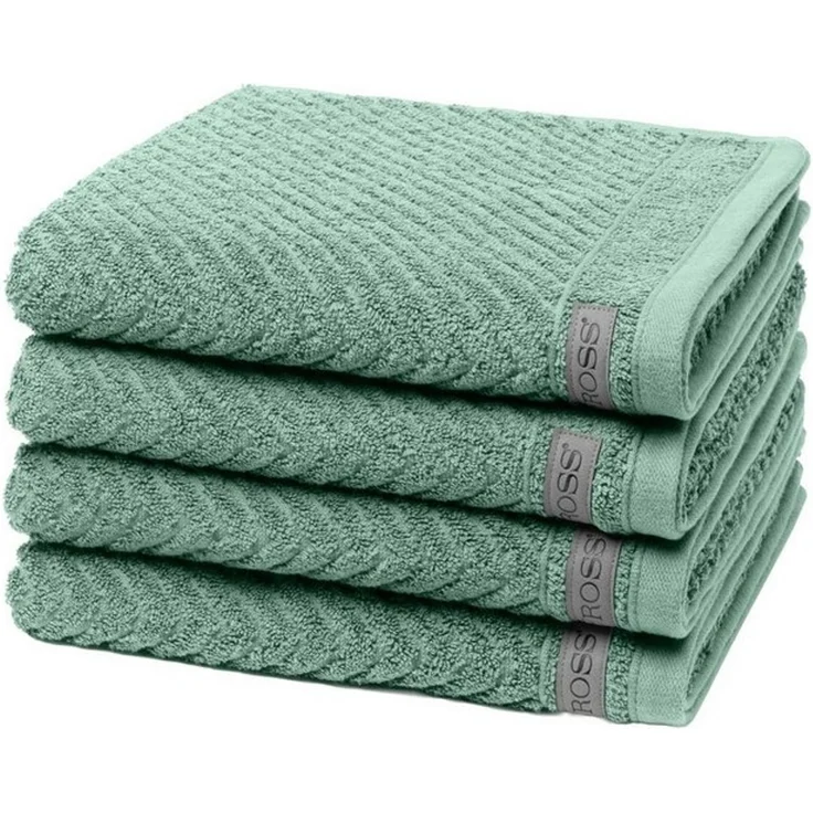 Ross Smart 4 tlg. Frottier-Set - 4 X Handtuch (50 X 100cm) - 520 g/m2 - Schilf – Bild 3