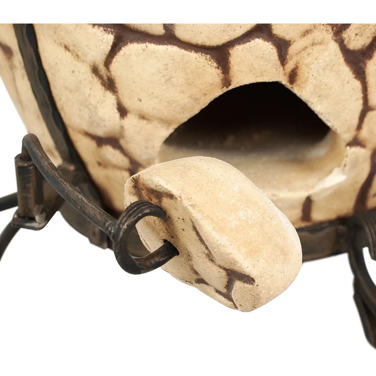 Tandoor Stein aus Schamottton mit Zubehör-Set 7-teilig – Bild 7