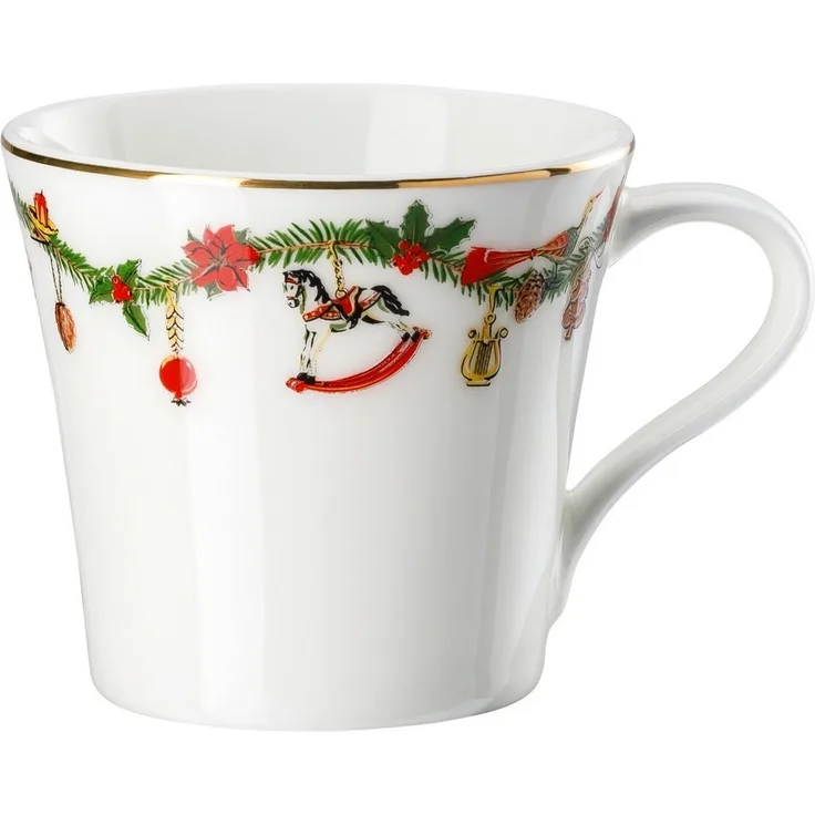 Kombi-Obertasse Nora Christmas Hutschenreuther Kaffeetasse, Spülmaschinengeeignet