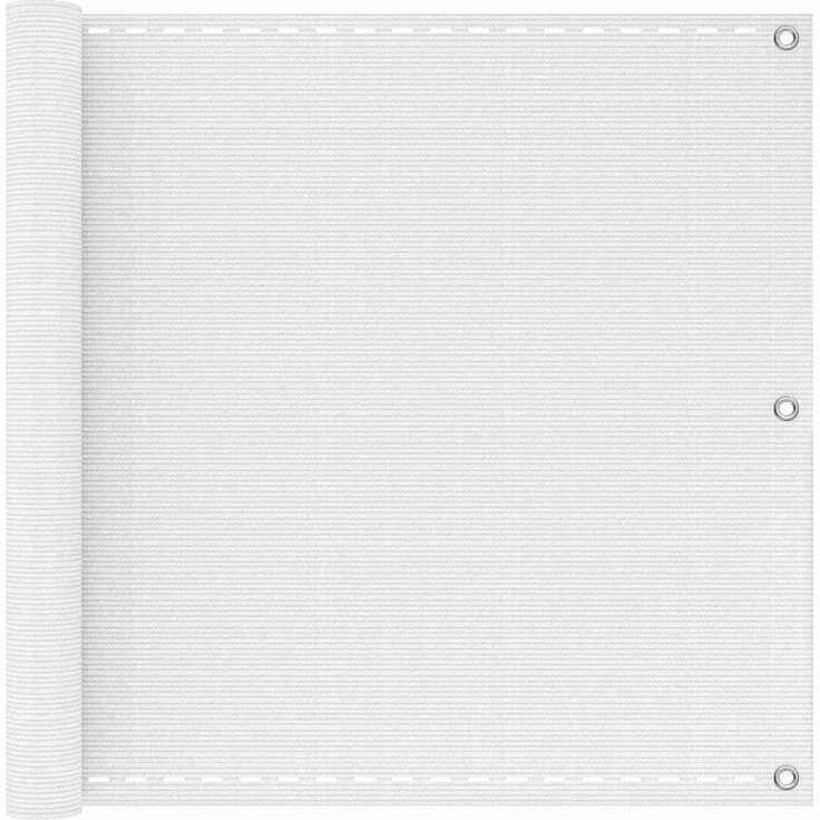 vidaXL Balkonsichtschutz Rechteckig 75 x 800 cm HDPE und Aluminium 4002881 – Bild 1