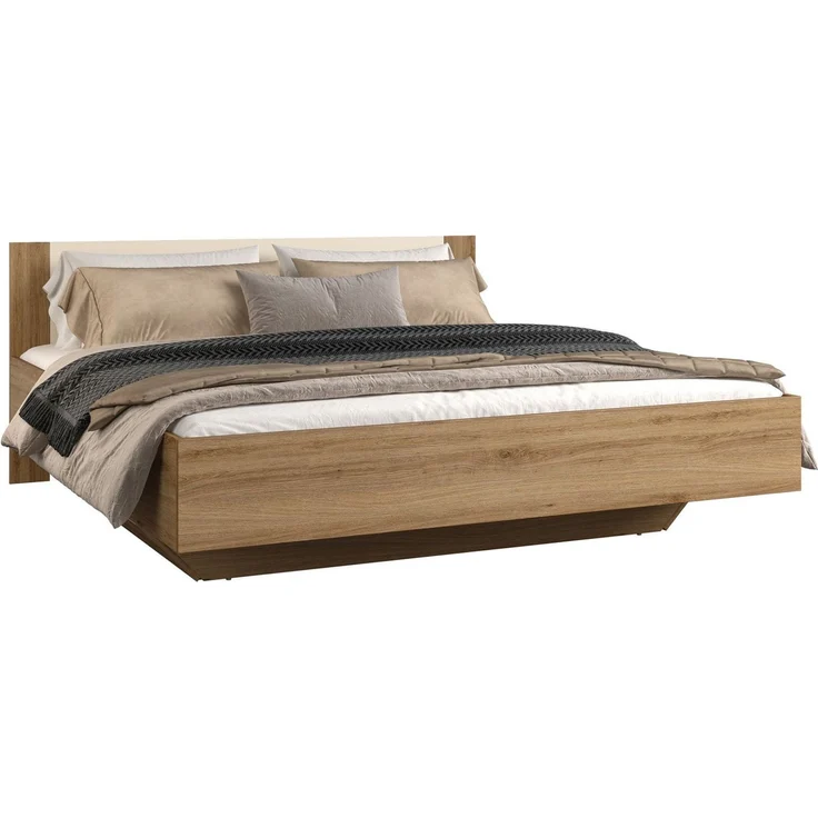 Home affaire Bettgestell Bitry, Breite 160 bzw. 180 cm, moderner Bettrahmen, Doppelbett in zwei Grössen – Bild 2