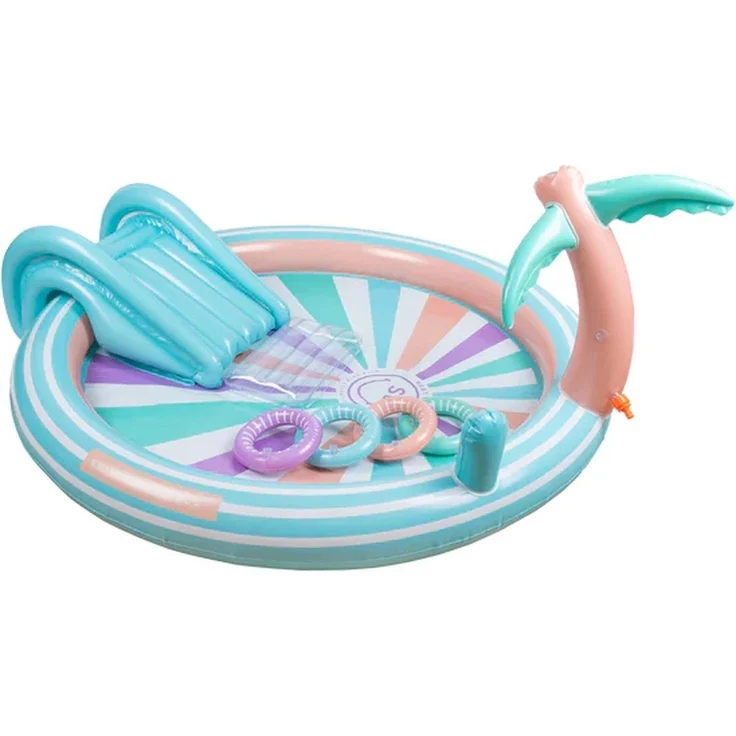 Swim Essentials Pool Swim Essentials Abenteuer Pool Regenbogen 183 x 150 cm – Bild 3