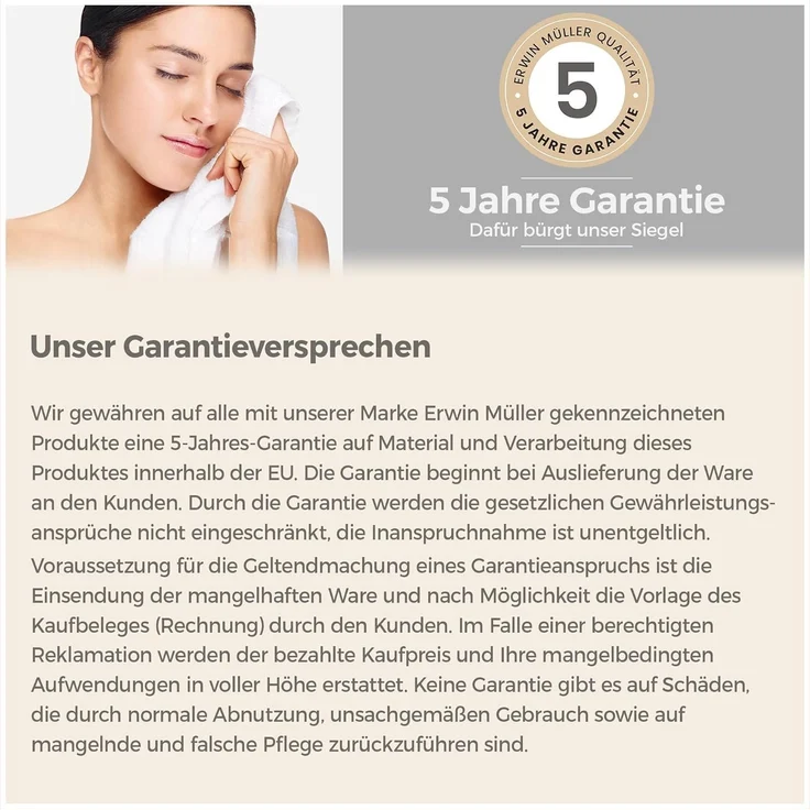 Erwin Müller Waschhandschuh Waschgurt 10er-Pack, Uni – Bild 2