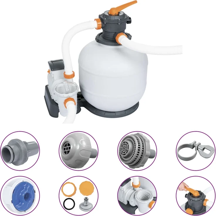 Bestway Sandfilterpumpe Flowclear 8327 L/h 3202506 – Bild 1