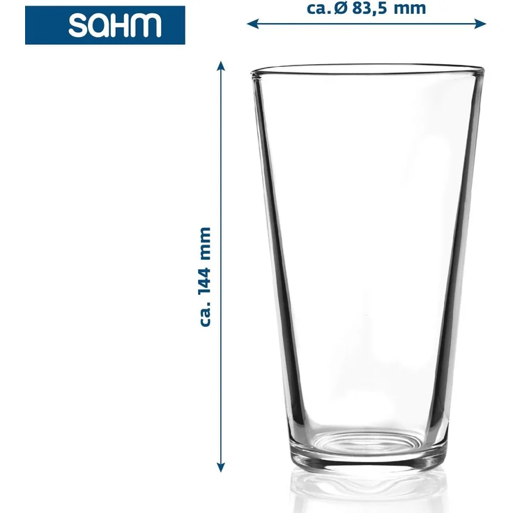 SAHM Latte-Macchiato-Glas Latte Macchiato Gläser Set 6 STK - Kaffee Latte Gläser, Edles Glas – Bild 3