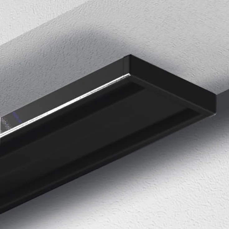 Garduna Vorhangschiene Wendeschiene, Aluminium, 1 oder 2-läufig, Aluminium – Bild 3
