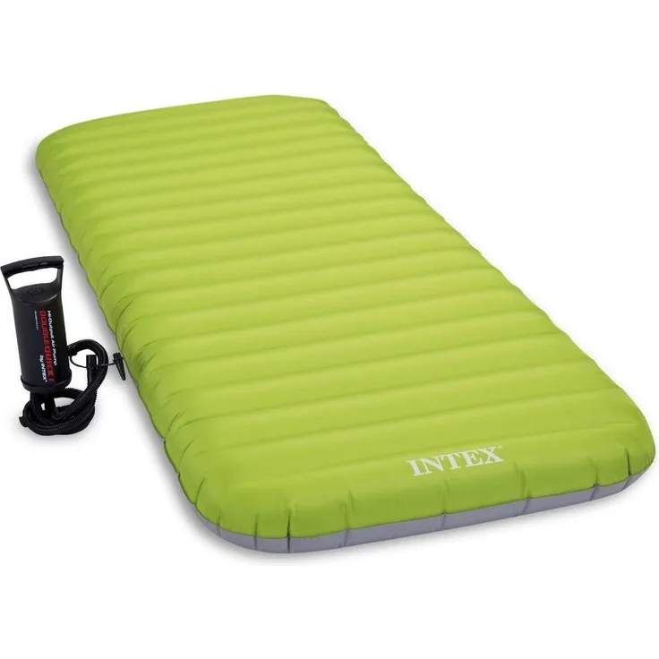 Intex Luftbett Luftmatratze 64780 "Roll n Go" (76x191x13cm), inklusive Handpumpe