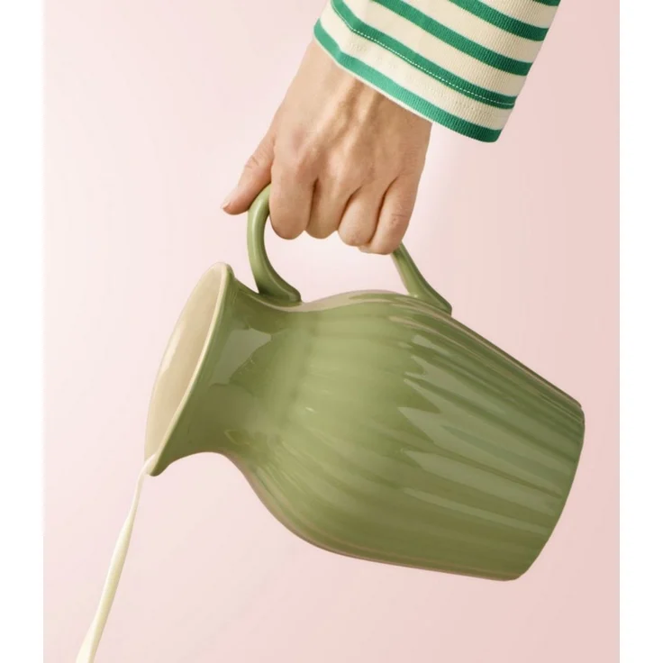Ib Laursen Krug Mynte 1,7l Keramik Kanne Vase 2077- 42 - wasabi – Bild 3