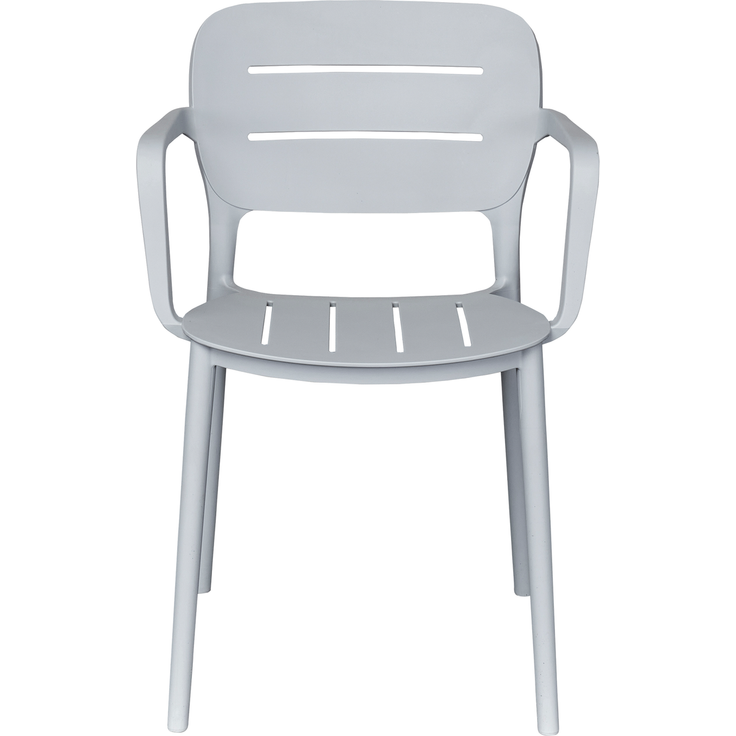 VETI Stapelstuhl, Farbe: grau Gestell: Polypropylen-Kunststoff – Bild 2