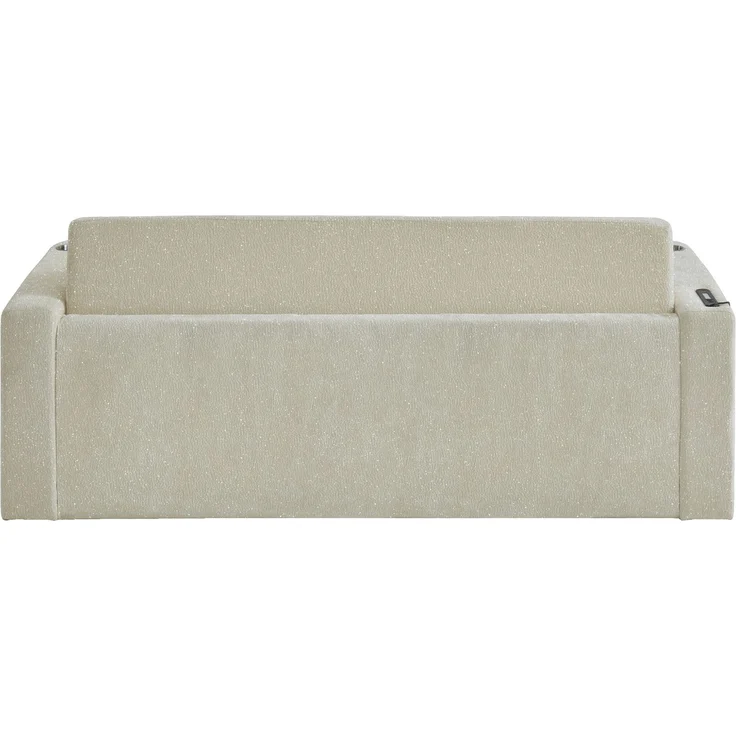 ZUBALIYA SchlafSofa mit USB - Anschluss, mit Chenille - Bezug, mit Samtbezug, mit breiten Armlehnen, mit Schaumstoffpolsterung – Bild 4