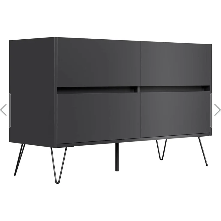 Möbelhandel Klipenstein Möbelfuß 4 Stück Metall Schrankfüße Möbelfüße Schwarz 10/20 cm mit Stützfuß – Bild 4