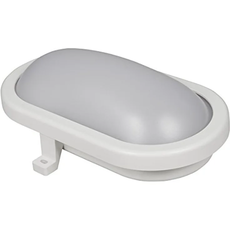 McShine LED Feuchtraumleuchte, 12W Wand- und Deckenlampe für Außen, regenfest IP65, 960 lm, 3000K warmweiß, 216x118x79mm