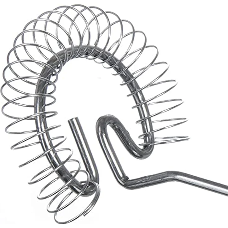 wenco Spiralbesen und Schneebesen zum Rühren, Mischen, Schlagen, Aufschäumen - 22cm aus Edelstahl – Spülmaschinengeeignet, Silber – Bild 4