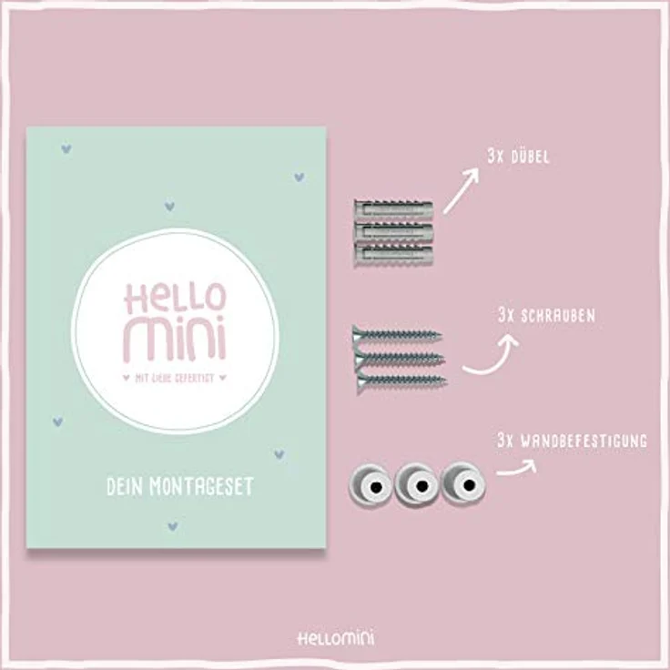 Messlatte Kind Größe Standard Ballerina Kinderzimmer-Messlatte/Tauf-Geschenk oder zur Geburt/Personalisiert mit Wunsch-Name für Mädchen oder Jungen Babyzimmer Design by HeLLo Mini – Bild 5