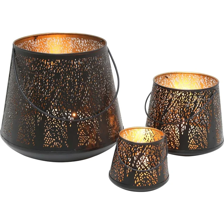 Orientalisches Windlicht Como 3er Set – Bild 5