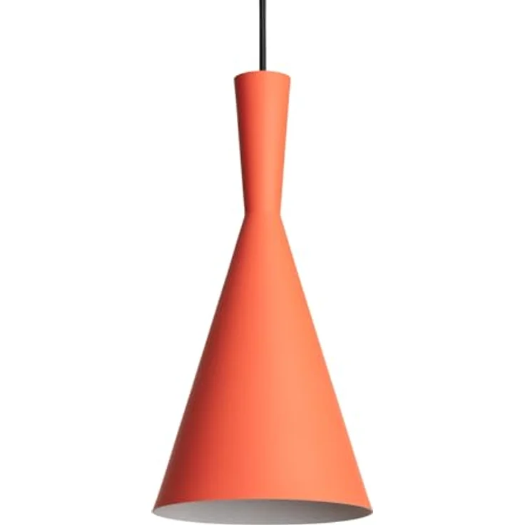 LEDKIA LIGHTING Hängeleuchte Lennon, Kegelförmiges Vintage-Design, Höhenverstellbares Kabel, Aluminium Metall, Terrakotta, Geeignet für E27-Glühlampen – Bild 1