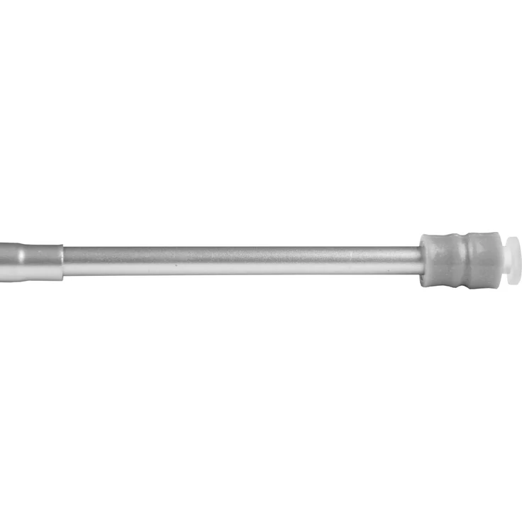Bestlivings Gardinenstange zum Klemmen ohne Bohren, Klemmstange 60-90 cm, Silber, Ø 10 mm, für Scheiben- & Bistrogardinen, Teleskopstange mit Schraubtechnik – Bild 2