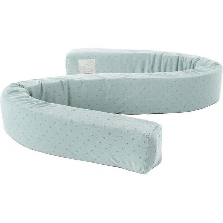 Träumeland Bettschlange Twister blau 10 x 200 x 12 cm – Bild 1