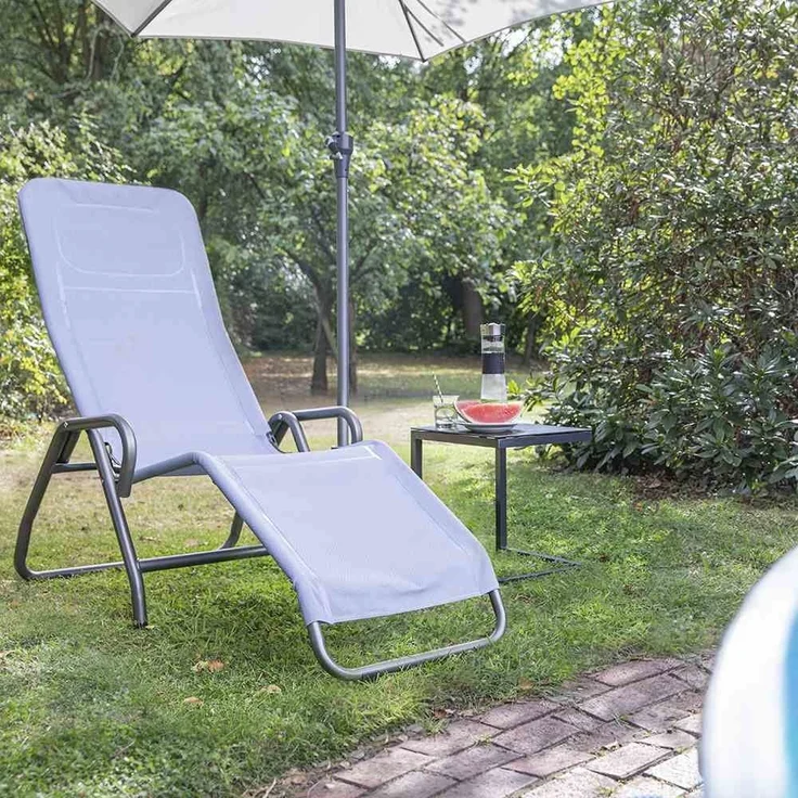 Bito Kippliege anthrazit / taubenblau – Bild 2