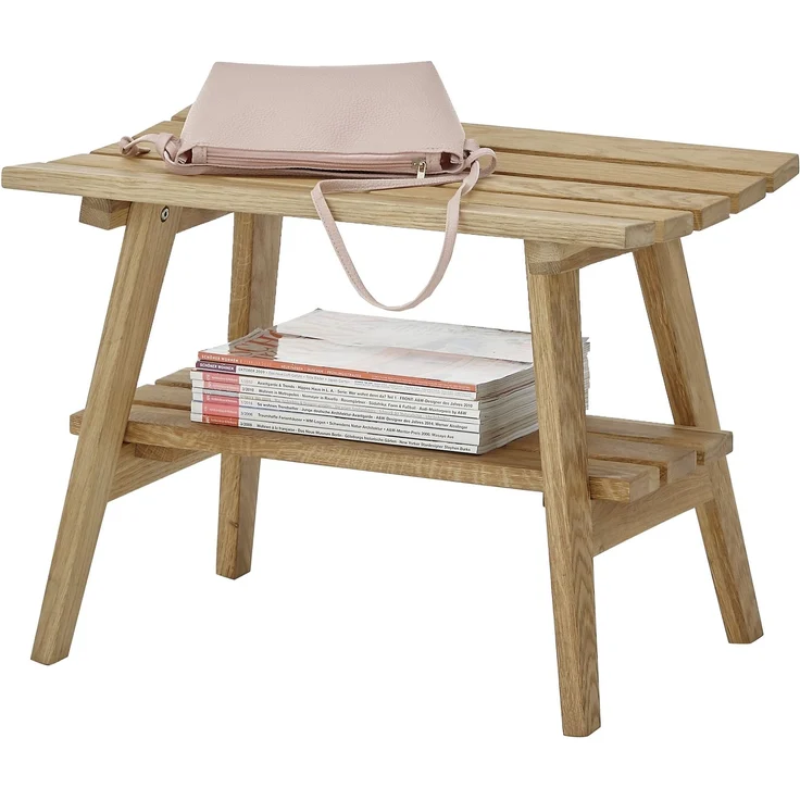 Garderoben-Set >BANTRY< (4-tlg.) in Eiche, Massivholz - 110x170x36cm (BxHxT) – Bild 3