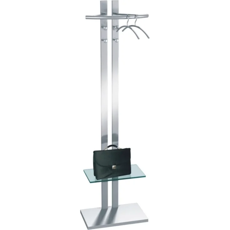 Kerkmann Garderobenständer G8 HxBxT 180x67x37cm alusilber