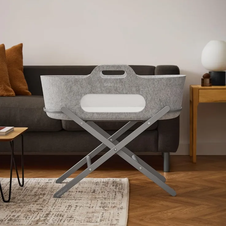 Snüz SnüzBaskit Moses Basket + Stand Set - Dove Gr