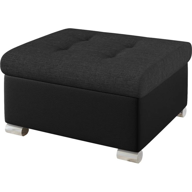 Polsterhocker Niko Klein (Farbe: Soft 011 + Soul 20) – Bild 1