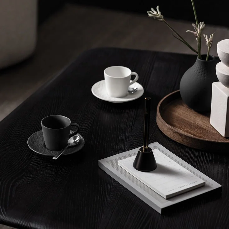 Villeroy & Boch Manufacture Rock Espressountertasse schwarz Ø 12,1 cm – Bild 4