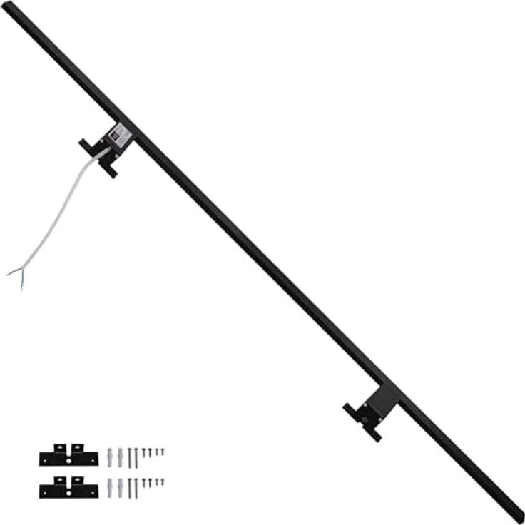 kalb Spectraline LED Badezimmerleuchte, 120cm, IP44, 18W, Schwarz, Neutralweiß 4000K – Bild 2