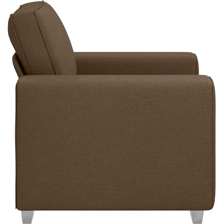 vidaXL Sofa-Sessel Braun 100 cm Stoff 4105211 – Bild 4