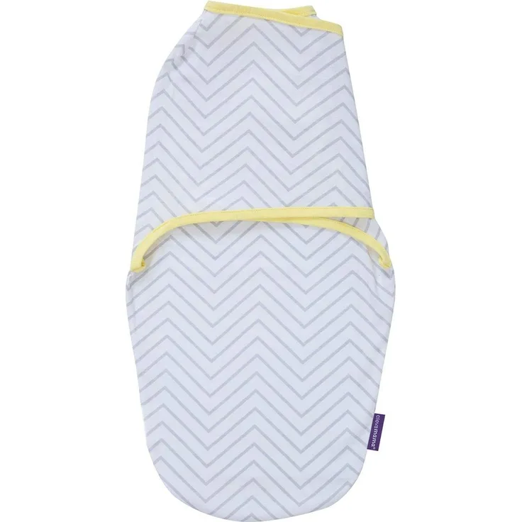 Clevamama Pucksack Neugeborene - Baumwollen Babyschlafsack - Grau