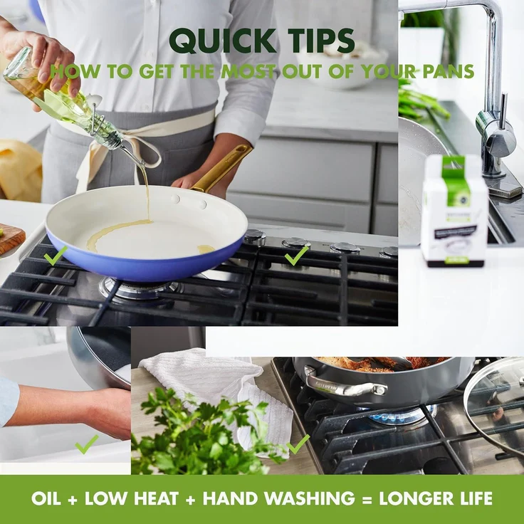 GreenPan Essentials Gesunde Keramische Antihaft-Pfannkuchenpfanne 28 cm, Crêpe-Pfanne, PFAS-frei, Induktion, Backofen- und Bratensicherheit bis 160°C, Spülmaschinenfest, Schwarz – Bild 10